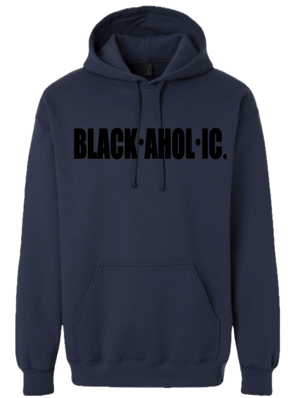 Blackaholic Classic Hoodie Women Blue Dusk (Black Lettering)