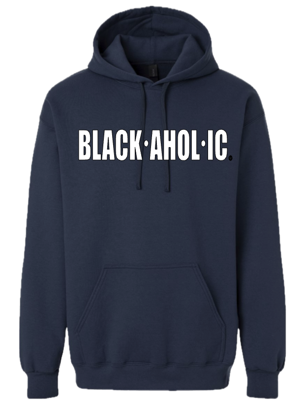 Blackaholic Definition Hoodie Men Blue Dusk (White Lettering)
