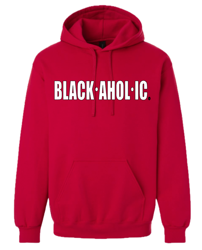 Blackaholic Classic Hoodie Women Cherry Red (White Lettering)