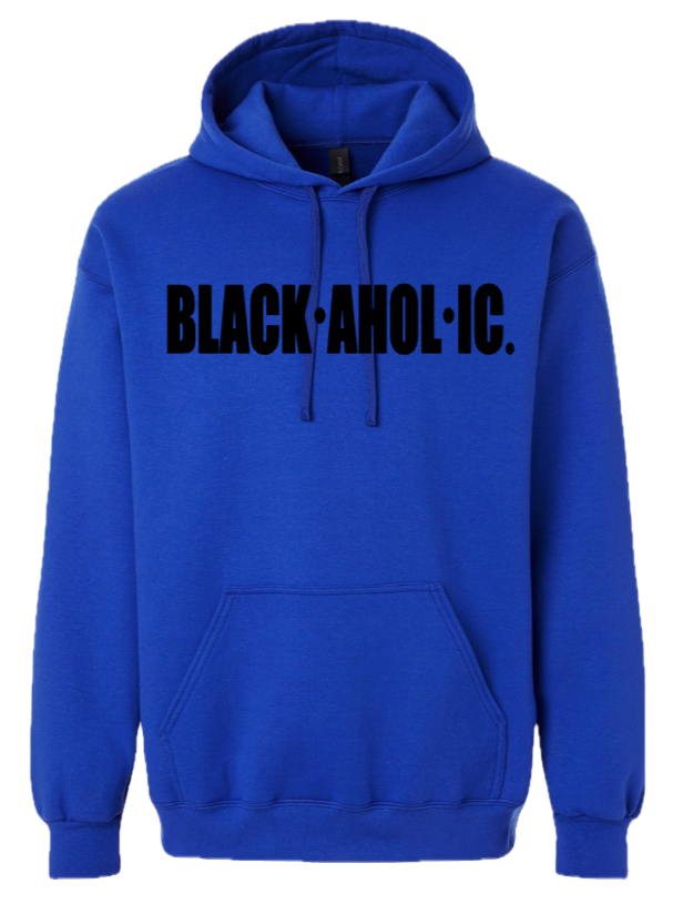 Blackaholic Classic Hoodie Women Deep Royal (Black Lettering)