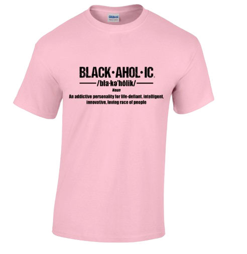 Blackaholic Definition Tee Men Light Pink
