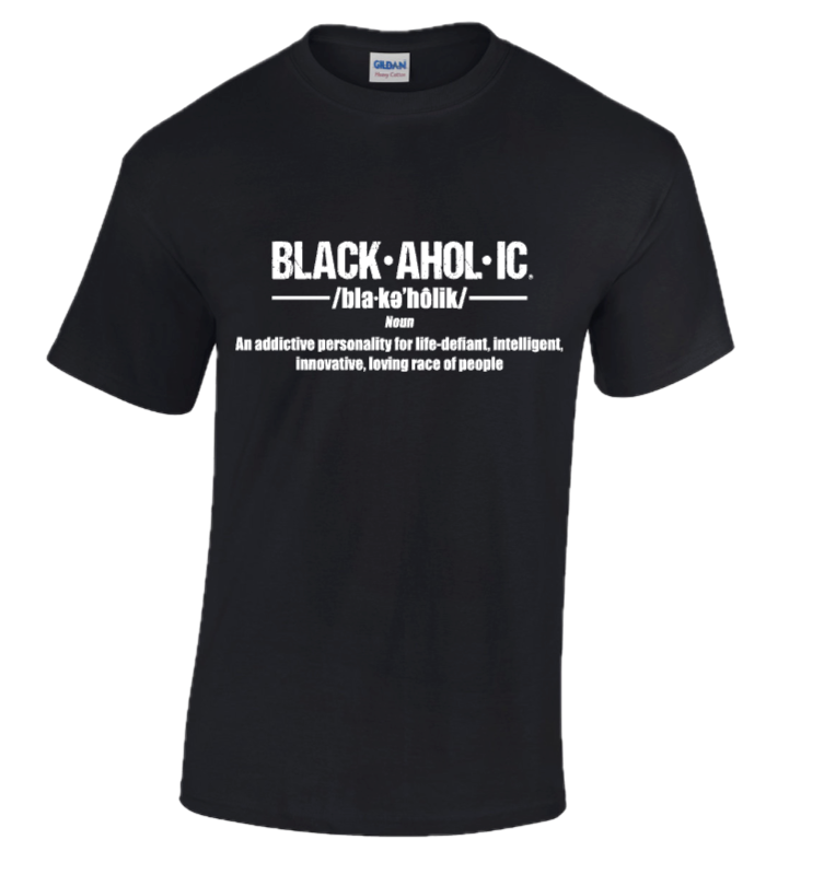 Blackaholic Definition Tee Men Black