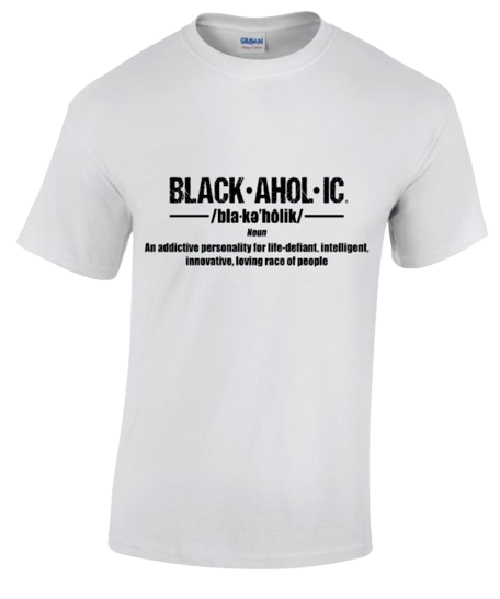 Blackaholic Definition Tee Men White