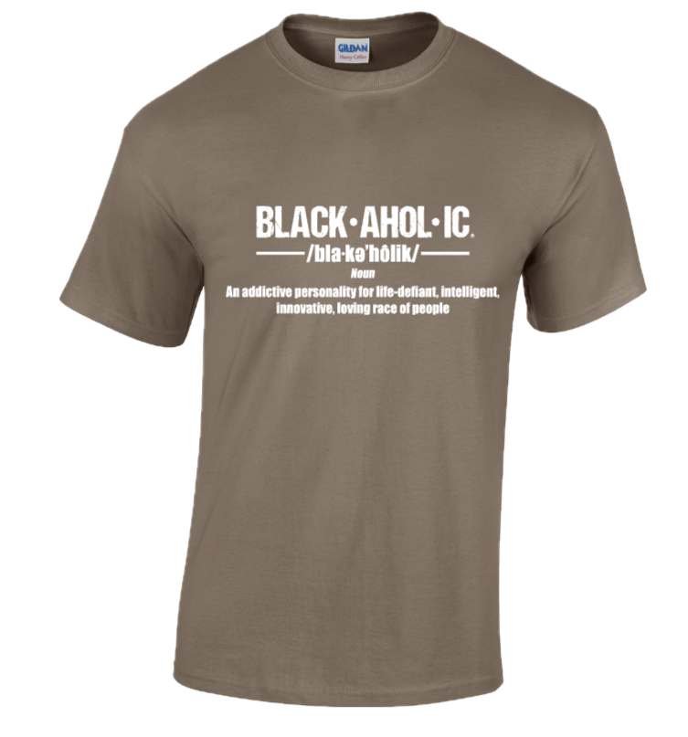 Blackaholic Definition Tee Men Brown Savannah