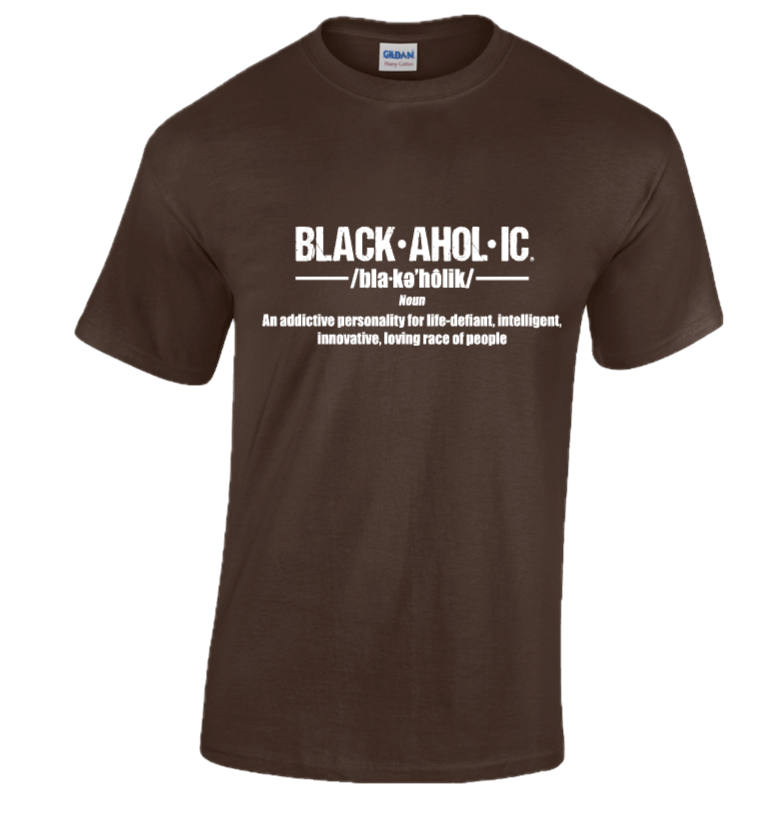 Blackaholic Definition Tee Men Dark Heather