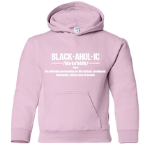 Blackaholic Definition Hoodie Girl (White Lettering) BLACKAHOLIC UNLIMITED