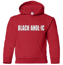Blackaholic Classic Hoodie  Boy (White Lettering) BLACKAHOLIC UNLIMITED
