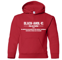 Blackaholic Definition Hoodie Boy (White Lettering) BLACKAHOLIC UNLIMITED
