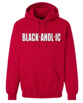 Blackaholic Classic Hoodie  Men (White Lettering) BLACKAHOLIC UNLIMITED