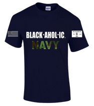 Blackaholic Navy Tee Men