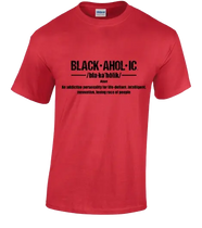 Blackaholic Definition Tee Girls Black Lettering BLACKAHOLIC UNLIMITED