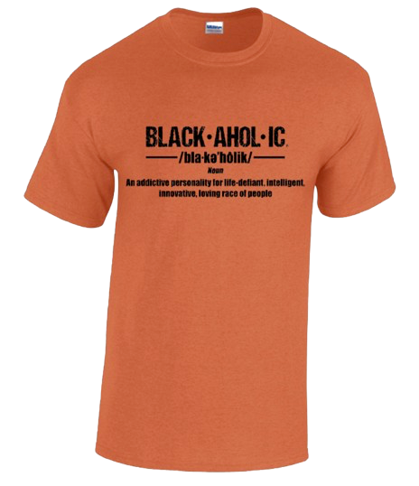 Blackaholic Definition Tee Men Antique Orange