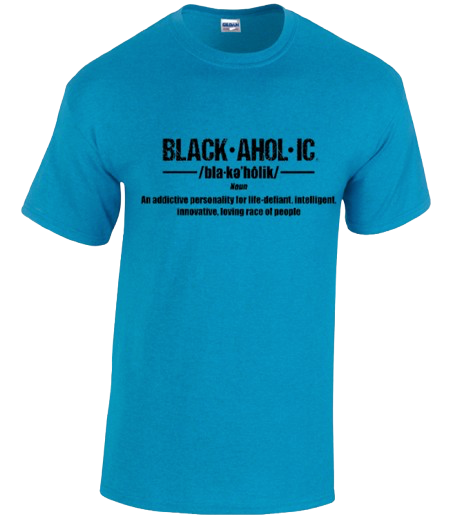 Blackaholic Definition Tee Men Antique Sapphire