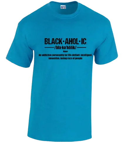 Blackaholic Definition Tee Men Antique Sapphire BLACKAHOLIC UNLIMITED