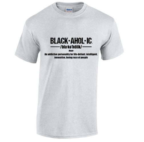 Blackaholic Definition Tee Men Ash Grey