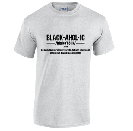 lackaholic Definition Tee Girls Ash Grey