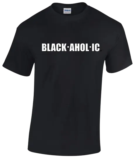 Blackaholic Tee Boys Black My Store