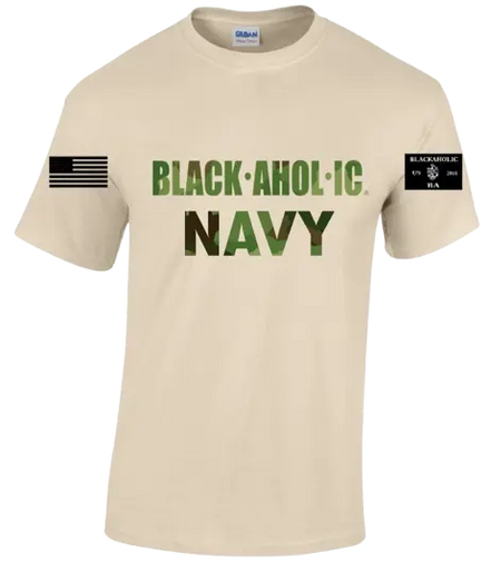 Blackaholic Navy Tee Woman My Store