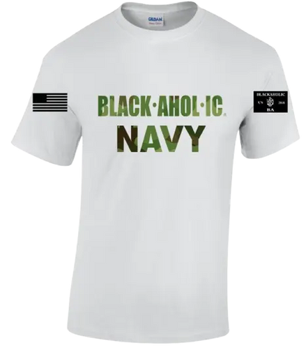 Blackaholic Navy Tee Woman White My Store