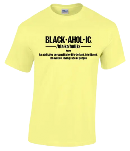 Blackaholic Definition Tee Women Cornsilk BLACKAHOLIC UNLIMITED