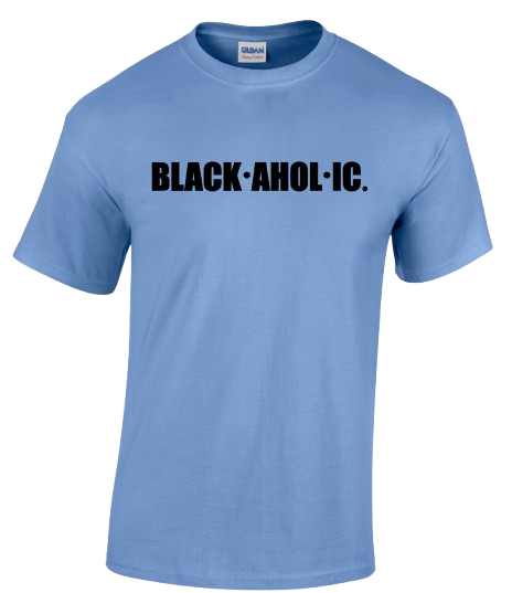 Blackaholic Tee Men Carolina Blue