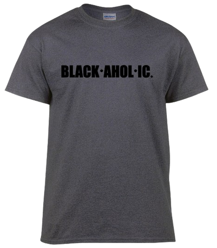 Blackaholic Tee Men Charcoal