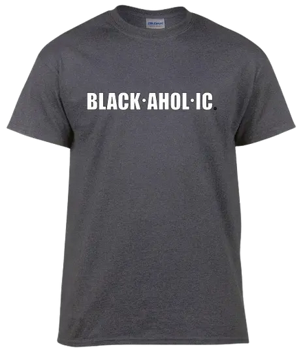 Blackaholic Tee Boys Charcoal My Store