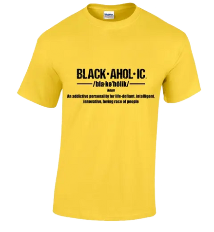 Blackaholic Definition Tee Boys Daisy BLACKAHOLIC UNLIMITED