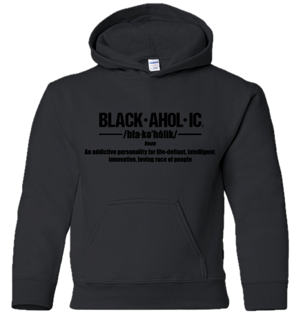 Blackaholic Definition Hoodie Boy (Black Lettering)