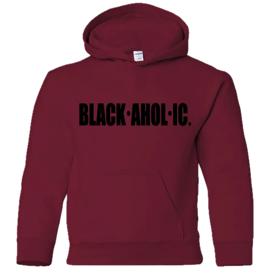 Blackaholic Classic Hoodie  Boy Cardinal (Black Lettering) BLACKAHOLIC UNLIMITED