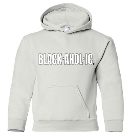 Blackaholic Classic Hoodie Girl White (White Lettering) BLACKAHOLIC UNLIMITED