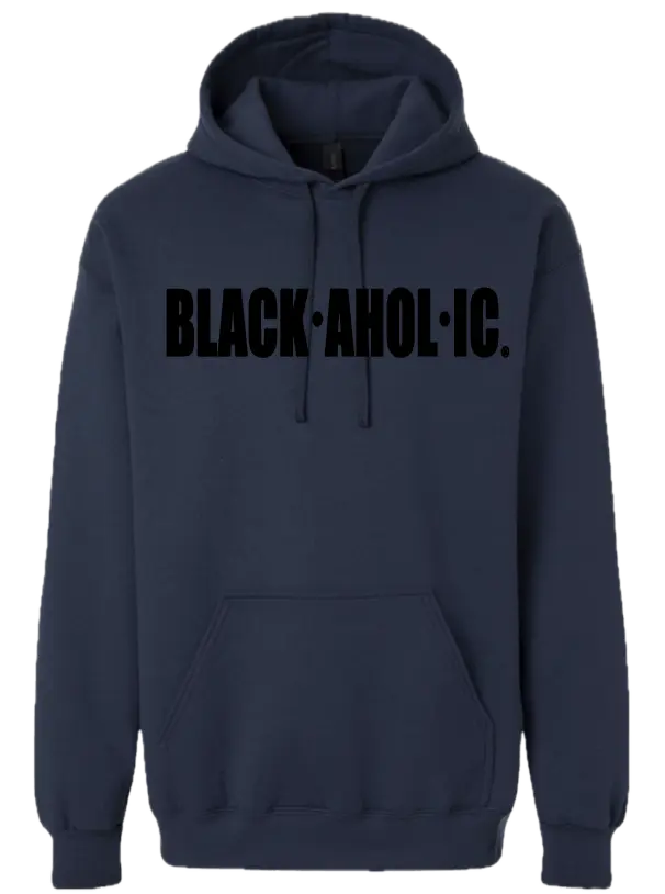 Blackaholic Classic Hoodie Women Blue Dusk (Black Lettering) BLACKAHOLIC UNLIMITED