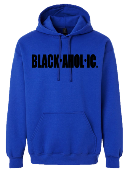 Blackaholic Classic Hoodie Women Deep Royal (Black Lettering)