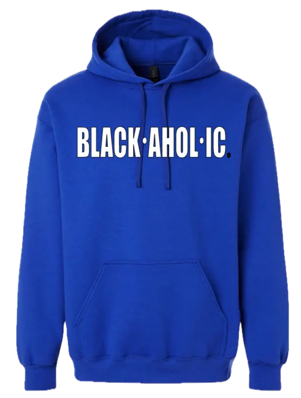 Blackaholic Classic Hoodie Women Deep Royal (White Lettering) BLACKAHOLIC UNLIMITED