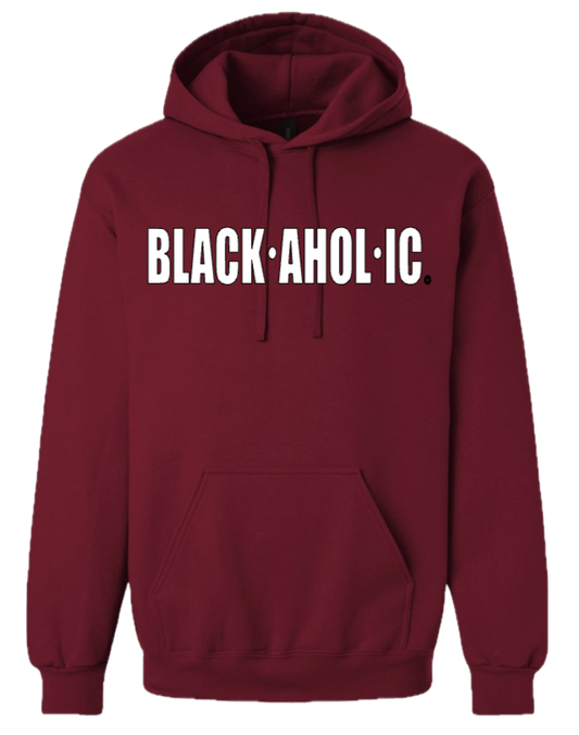 Blackaholic Classic Hoodie Women Garnet (White Lettering)
