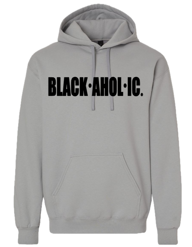 Blackaholic Classic Hoodie  Men Gravel (Black Lettering)