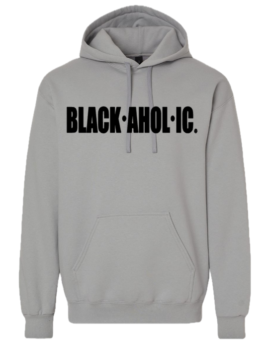 Blackaholic Classic Hoodie  Men Gravel (Black Lettering)