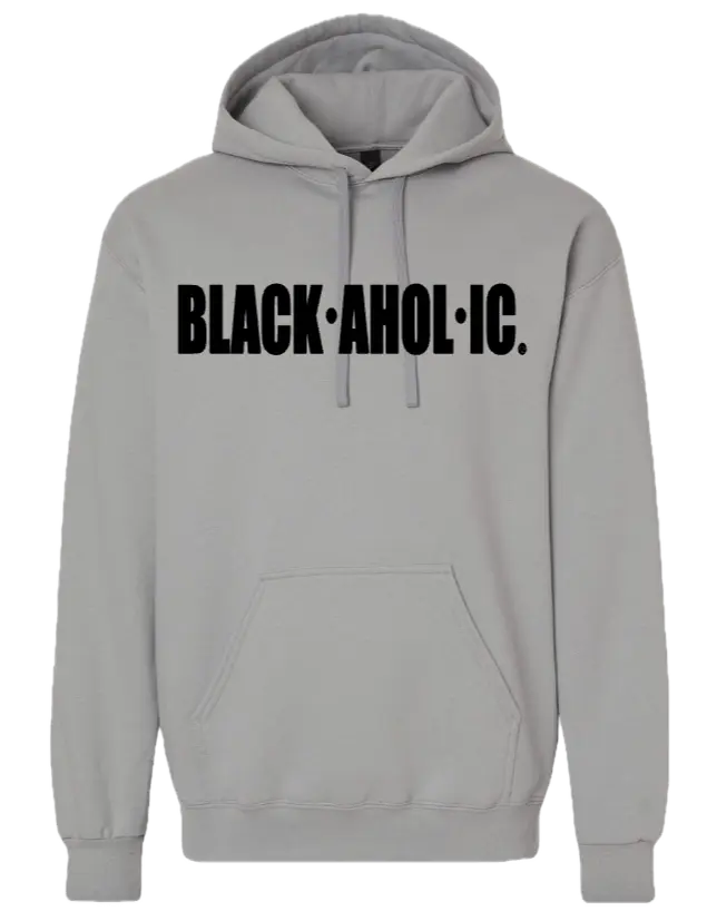 Blackaholic Classic Hoodie Women Gravel (Black Lettering) BLACKAHOLIC UNLIMITED