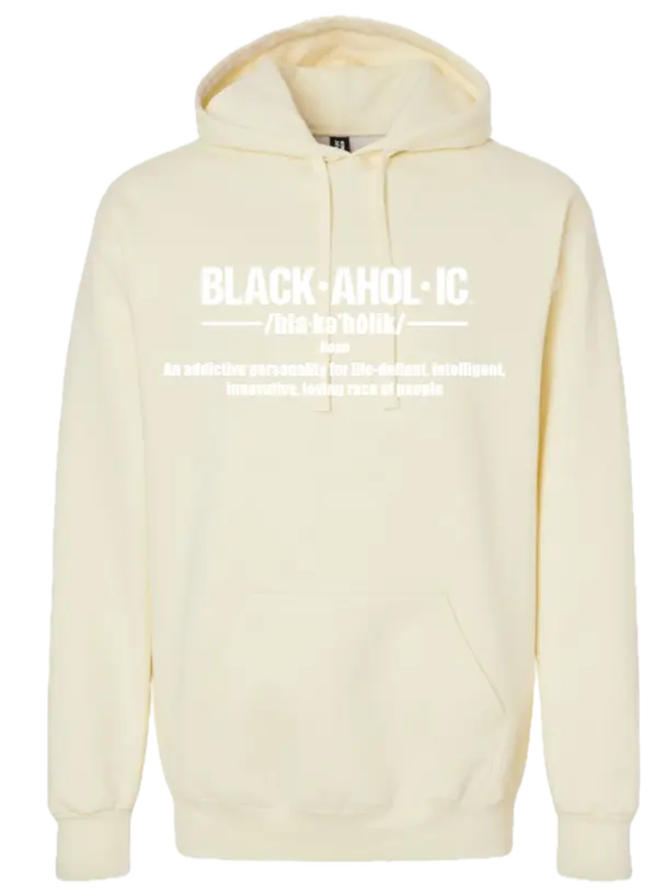 Blackaholic Classic Hoodie Women Off White (White Lettering) BLACKAHOLIC UNLIMITED