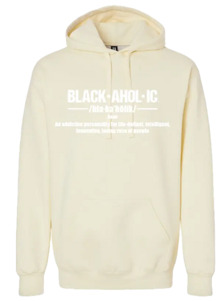 Blackaholic Classic Hoodie Women Off White (White Lettering) BLACKAHOLIC UNLIMITED