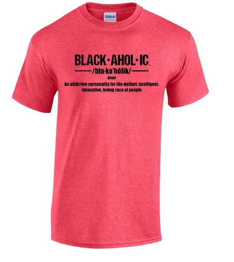 Blackaholic Definition Tee Heather Red