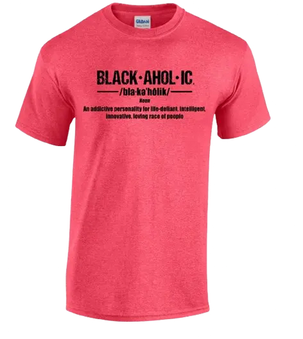 Blackaholic Definition Tee Women Heather Red BLACKAHOLIC UNLIMITED