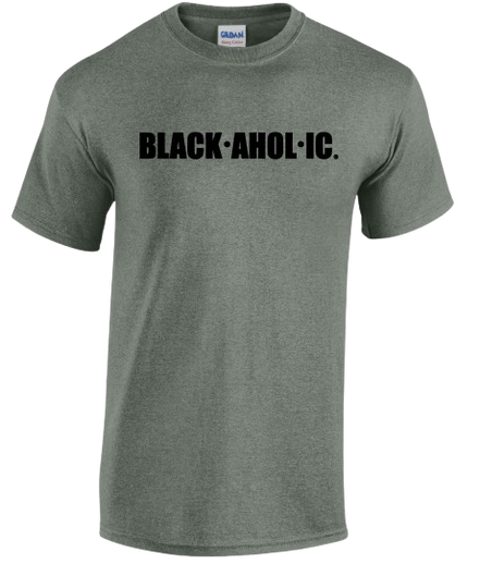 Blackaholic Tee Men Heather Military Green