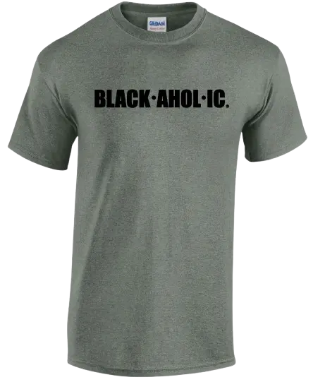 Blackaholic Tee Women Heather Military Green My Store