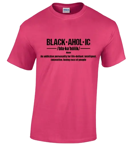 Blackaholic Definition Tee Men Heliconia BLACKAHOLIC UNLIMITED