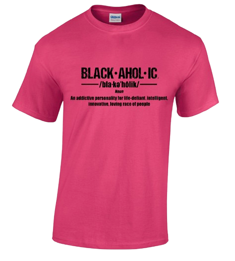 Blackaholic Definition Tee Men Heliconia