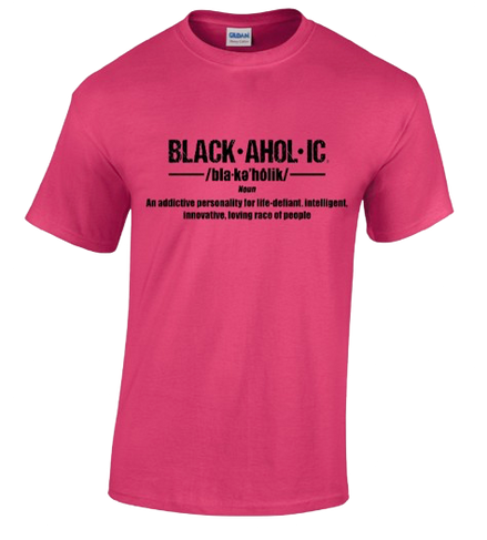 Blackaholic Definition Tee Men Heliconia
