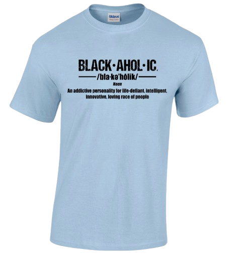 Blackaholic Definition Tee Men Light Blue