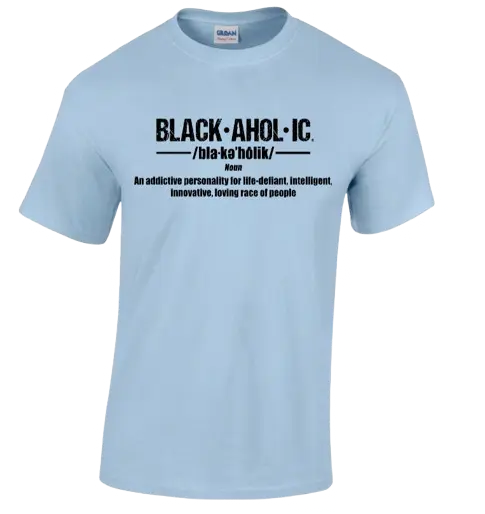 Blackaholic Definition Tee Women Light Blue BLACKAHOLIC UNLIMITED