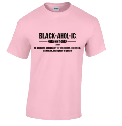 Blackaholic Definition Tee Girls Light Pink BLACKAHOLIC UNLIMITED